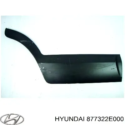 Moldura de puerta trasera izquierda HYUNDAI 877322E000