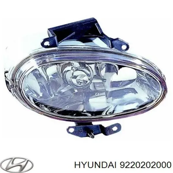 Faro antiniebla derecho 9220202000 Hyundai/Kia