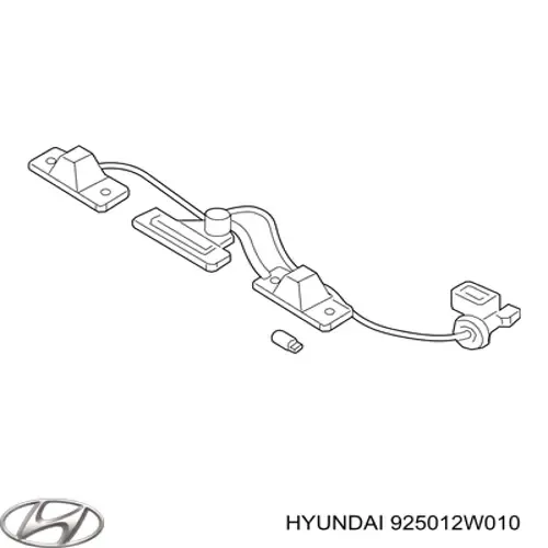 Luz matricula 925012W010 Hyundai/Kia