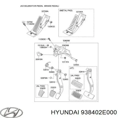 Interruptor De Embrague HYUNDAI 938402E000