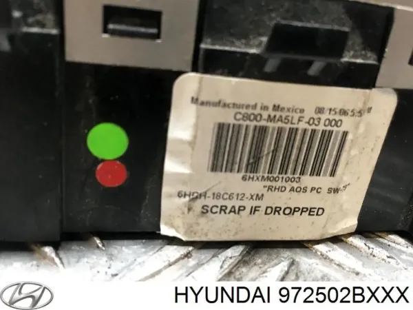 Unidad de control aire acondicionado 972502BXXX Hyundai/Kia