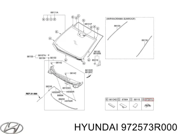 Sensor de lluvia Hyundai Elantra V
