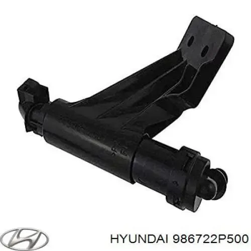 Tobera del lavador de faro delantero derecho 986722P500 Hyundai/Kia