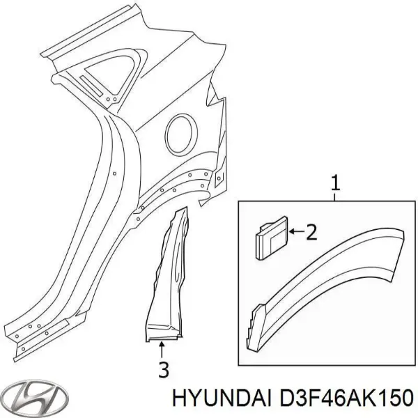  D3F46AK150 Hyundai/Kia