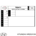 Semieje delantero izquierdo Hyundai Galloper JK
