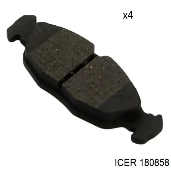Pastillas de freno 180858 Icer