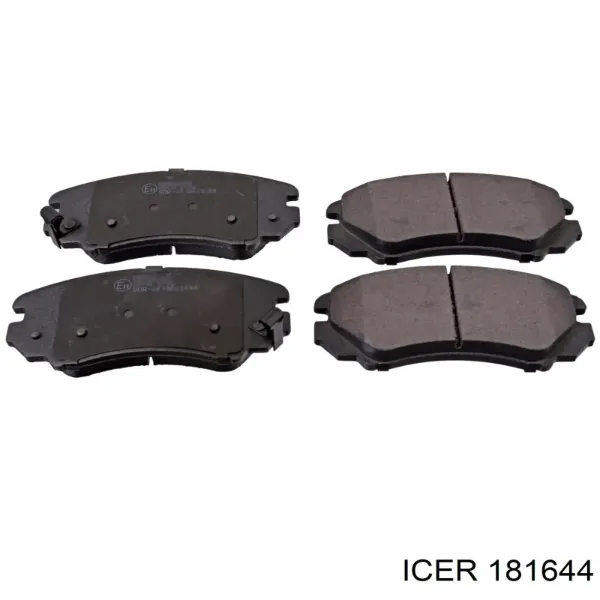 Pastillas de freno 181644 Icer