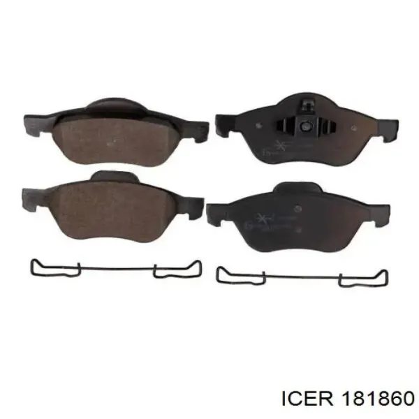 Pastillas de freno delanteras Renault Laguna 2 BG0, BG1