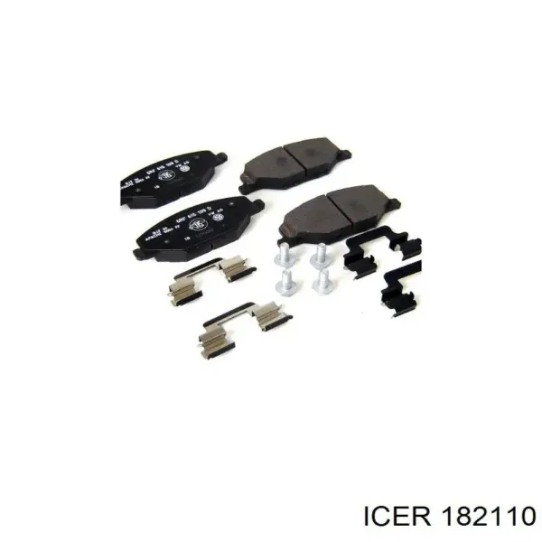 Pastillas de freno 182110 Icer