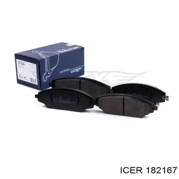 Pastillas de freno 182167 Icer