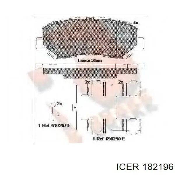 Pastillas de freno delanteras Mazda CX-5 1 KE, GH