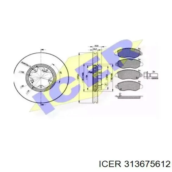 Disco de freno DP24019 Brembo