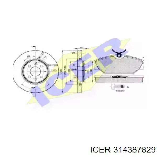 Disco de freno DP68008 Brembo