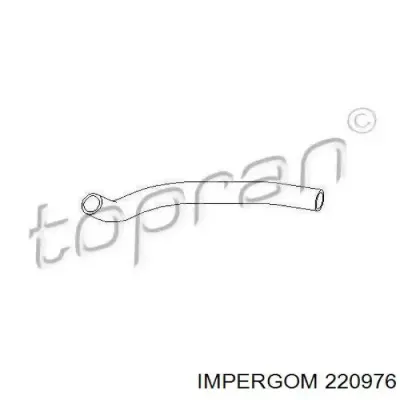 Tubo de ventilación del cárter (separador de aceite) IMPERGOM 220976
