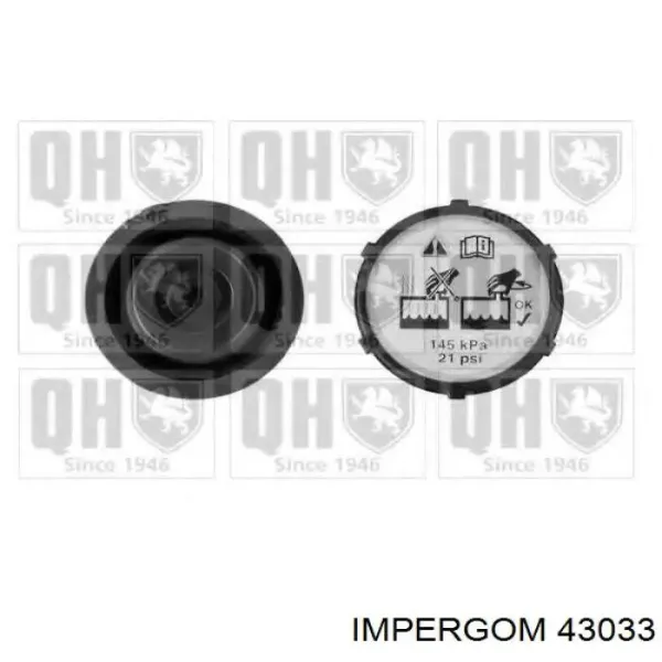 Tapón de expansión de refrigerante/anticongelante Volvo V40 525, 526