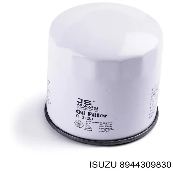 Filtro de aceite 8944309830 Isuzu