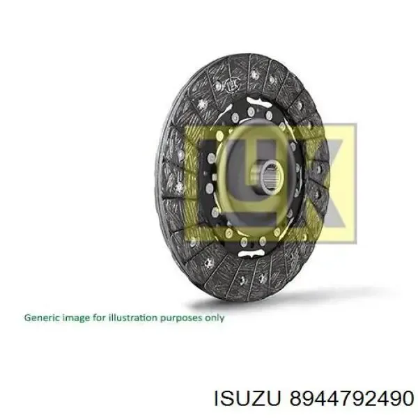 Disco de embrague 8944792490 Isuzu