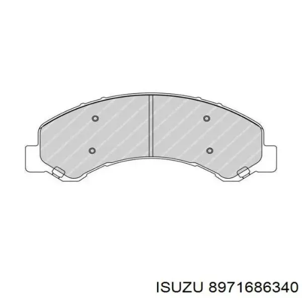 Pastillas de freno 8971686340 Isuzu