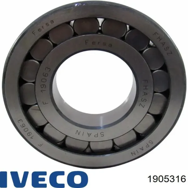 Cojinete del diferencial del eje trasero 1905316 Iveco