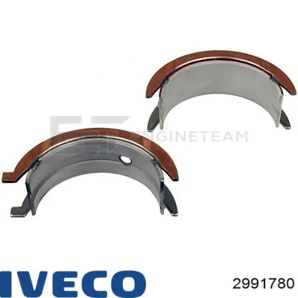 Juego de cojinetes de cigüeñal, estándar, STD 2991780 Iveco