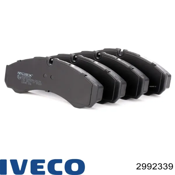 Pastillas de freno traseras 2992339 Iveco