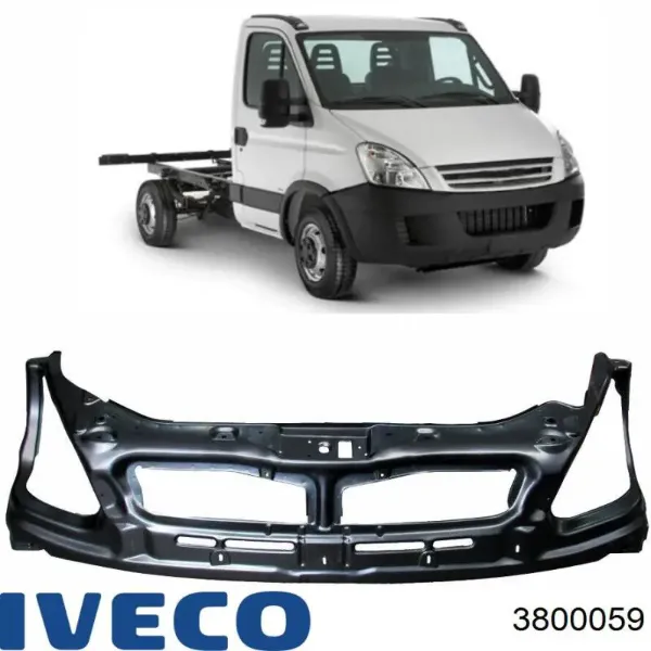 Soporte de radiador 3800059 Iveco
