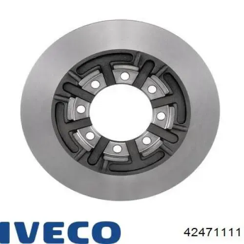 Disco de freno trasero 42471111 Iveco