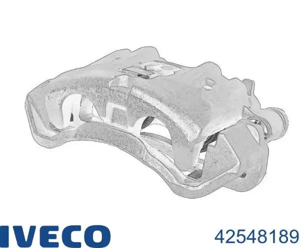 Pinza de freno trasera izquierda 42548189 Iveco