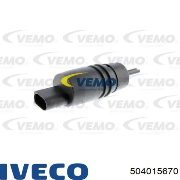 Bomba de agua limpiaparabrisas, delantera 504015670 Iveco