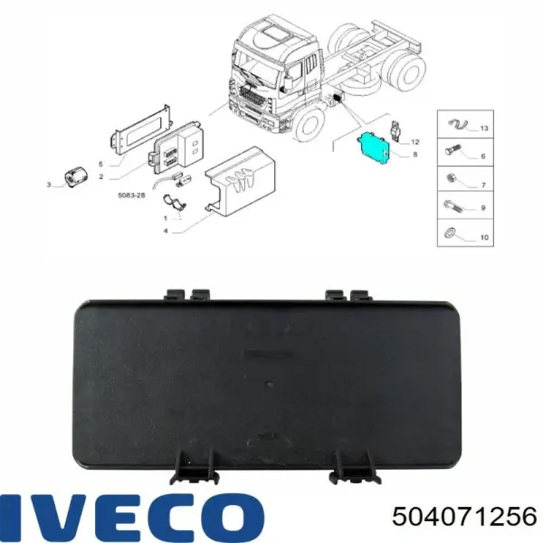 Caja de fusibles 504071256 Iveco