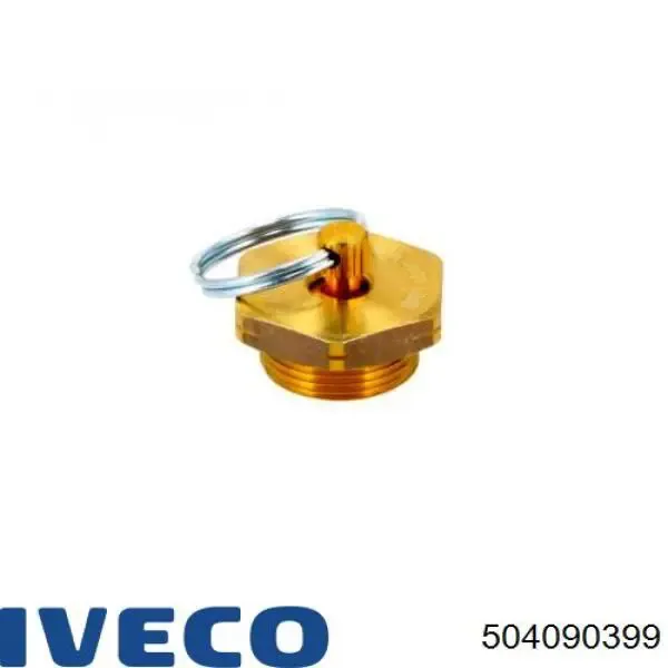 Válvula de purga de condensados 504090399 Iveco