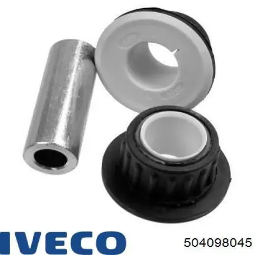 Buje de ballesta delantera 504098045 Iveco