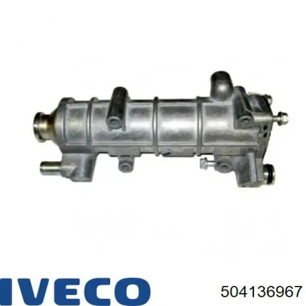 Enfriador de recirculación de gases de escape EGR 504136967 Iveco