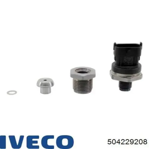 Sensor de presión de combustible 504229208 Iveco