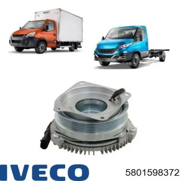 Embrague viscoso de ventilador 5801598372 Iveco