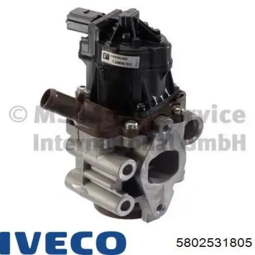 Enfriador de recirculación de gases de escape EGR 5802531805 Iveco