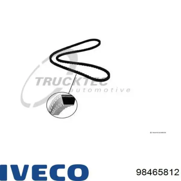 Correa de alternador 98465812 Iveco