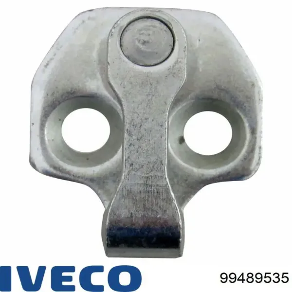 Pieza de enganche inferior izquierda del pestillo de la puerta trasera de doble hoja 99489535 Iveco