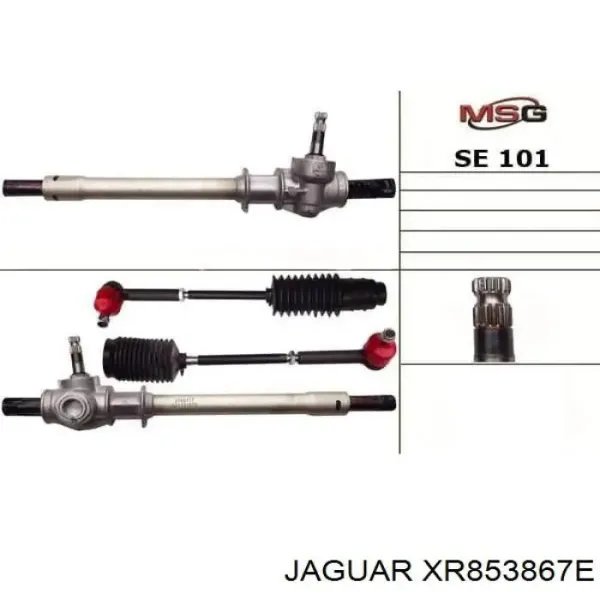 Cremallera de dirección XR813139 Jaguar