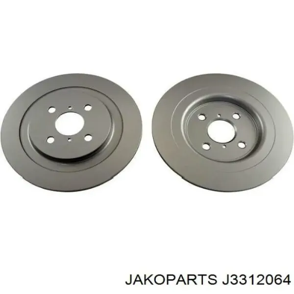 Disco de freno trasero Toyota Yaris P13