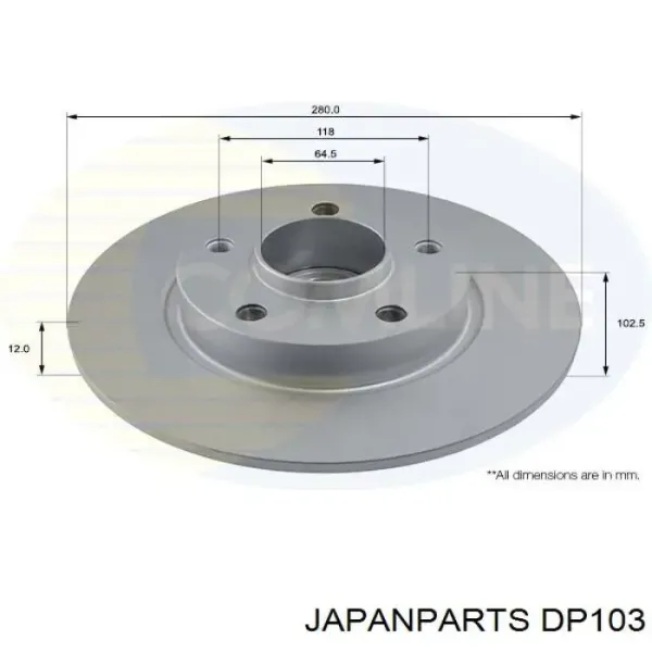 Disco de freno trasero Renault Trafic 2 FL