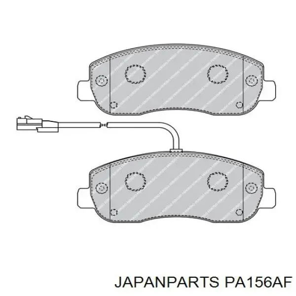 PA156AF Japan Parts Pastillas delanteras