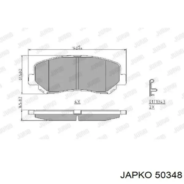 Pastillas de freno delanteras Mazda CX-5 1 KE, GH