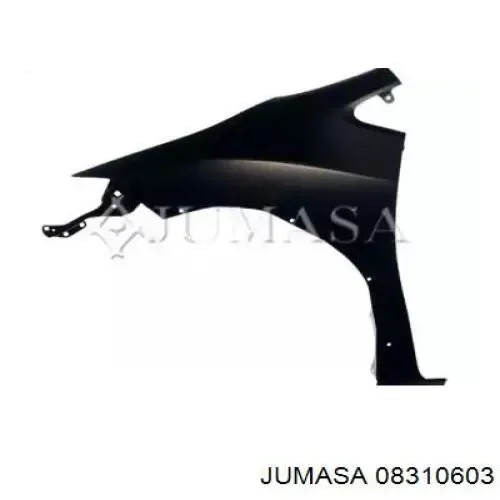 Aleta delantera izquierda 60260TV0E00ZZ Honda