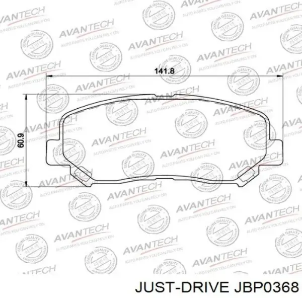 Pastillas de freno delanteras Mazda CX-5 1 KE, GH