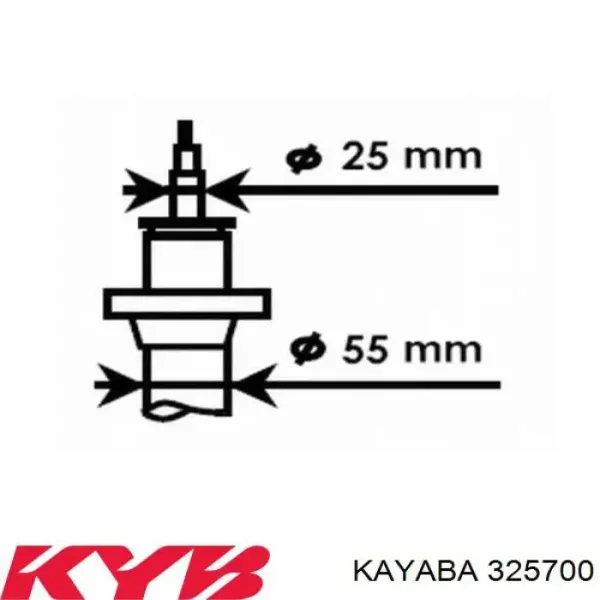 Amortiguador 325700 Kayaba