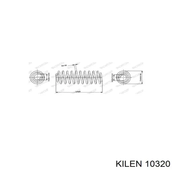 Muelle de suspensión eje delantero Audi A4 8D2