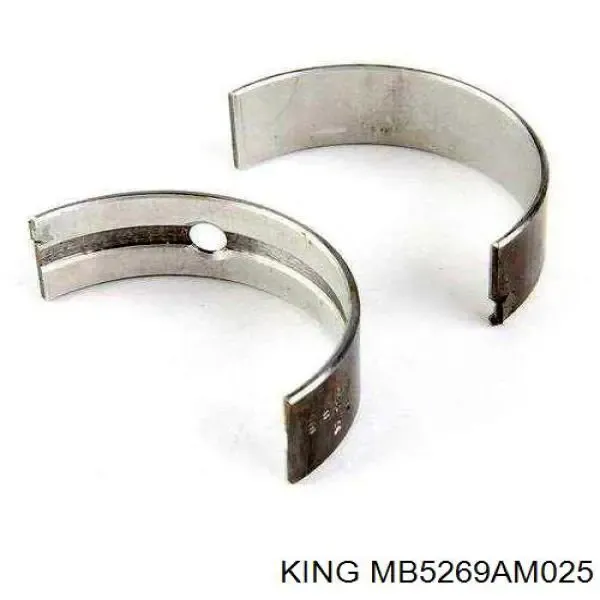 Juego de cojinetes de cigüeñal, cota de reparación (+0,25 mm) MB5269AM025 King
