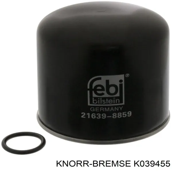 Filtro del desecador de aire (separador de agua y aceite) (camión) K039455 Knorr-bremse