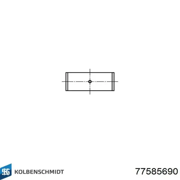 Buje de biela 77585690 Kolbenschmidt